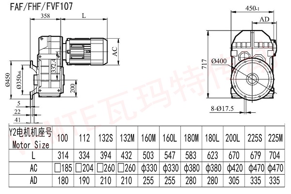 FAF FHF FVF107減速機(jī)圖紙